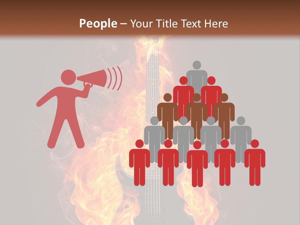 Sound Art Flammable PowerPoint Template