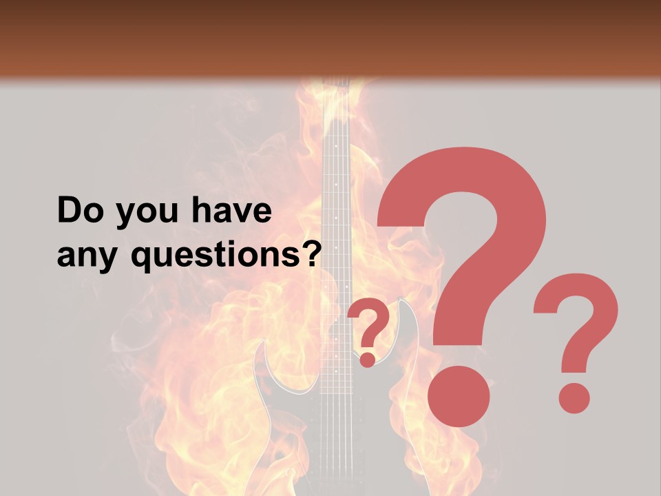 Sound Art Flammable PowerPoint Template