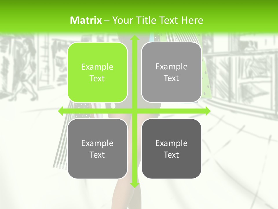 Girl Consumerism Buyer PowerPoint Template