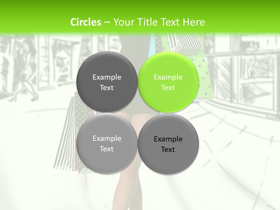 Girl Consumerism Buyer PowerPoint Template