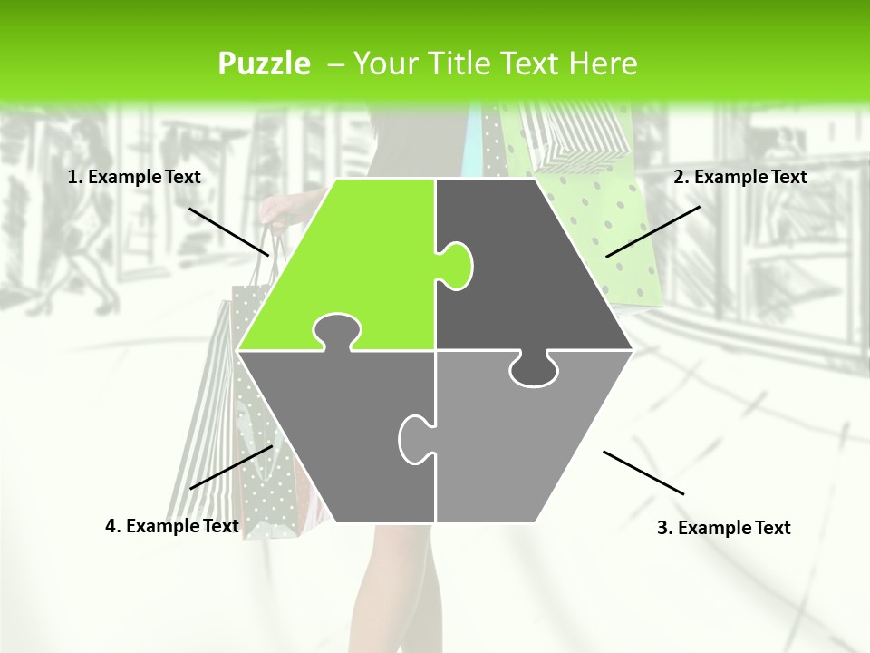 Girl Consumerism Buyer PowerPoint Template