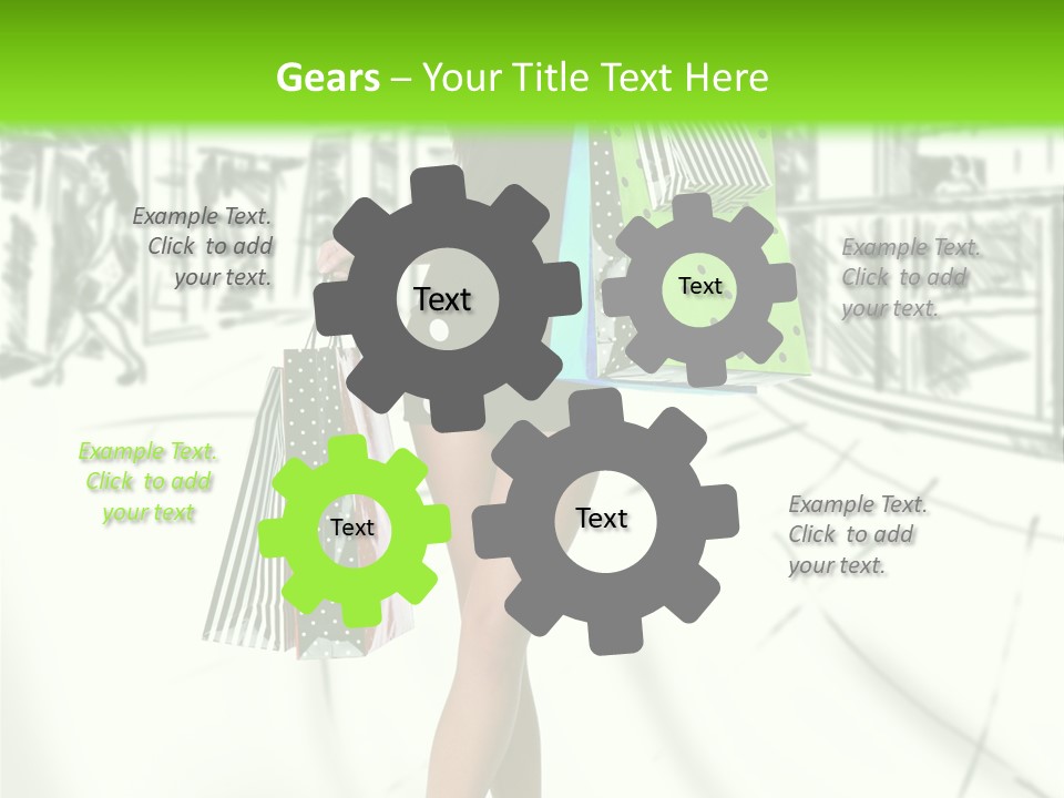 Girl Consumerism Buyer PowerPoint Template