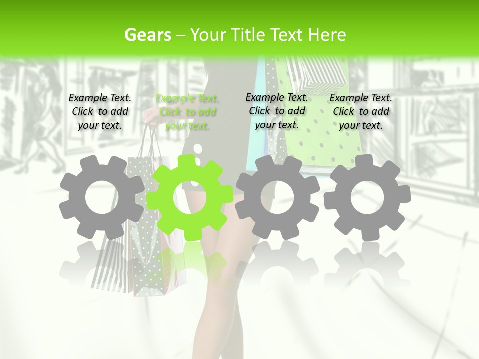 Girl Consumerism Buyer PowerPoint Template