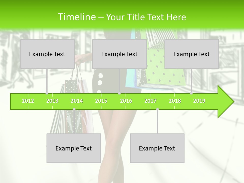 Girl Consumerism Buyer PowerPoint Template