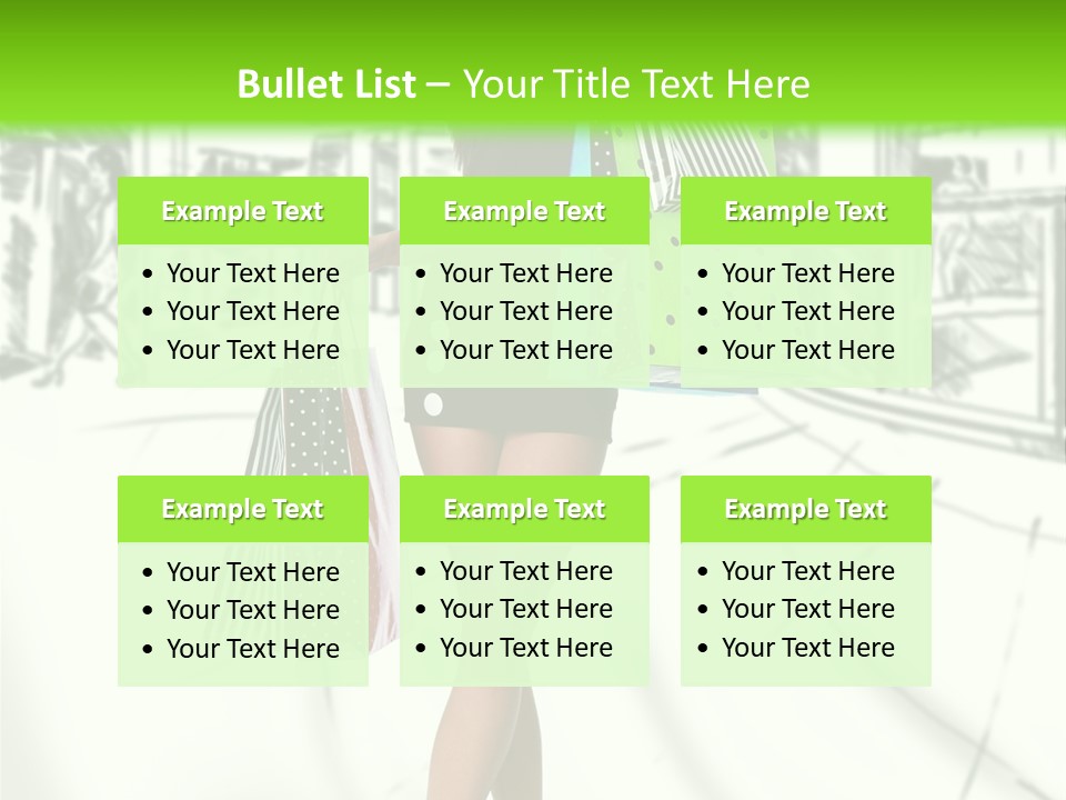 Girl Consumerism Buyer PowerPoint Template