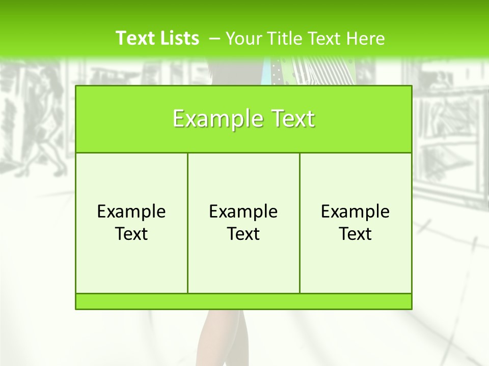Girl Consumerism Buyer PowerPoint Template