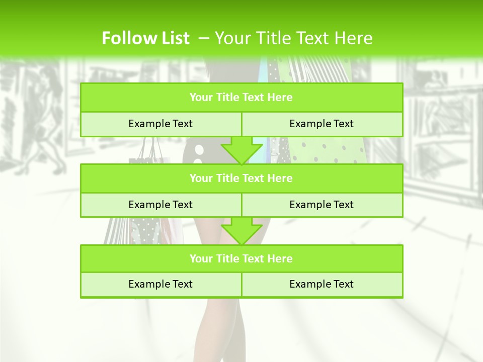 Girl Consumerism Buyer PowerPoint Template