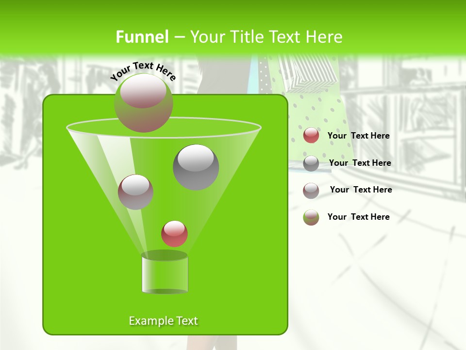 Girl Consumerism Buyer PowerPoint Template