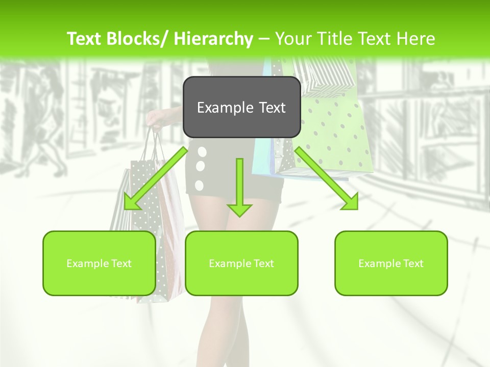 Girl Consumerism Buyer PowerPoint Template