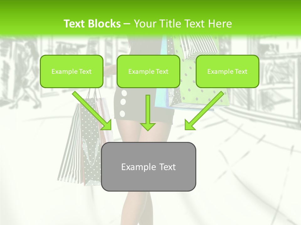 Girl Consumerism Buyer PowerPoint Template