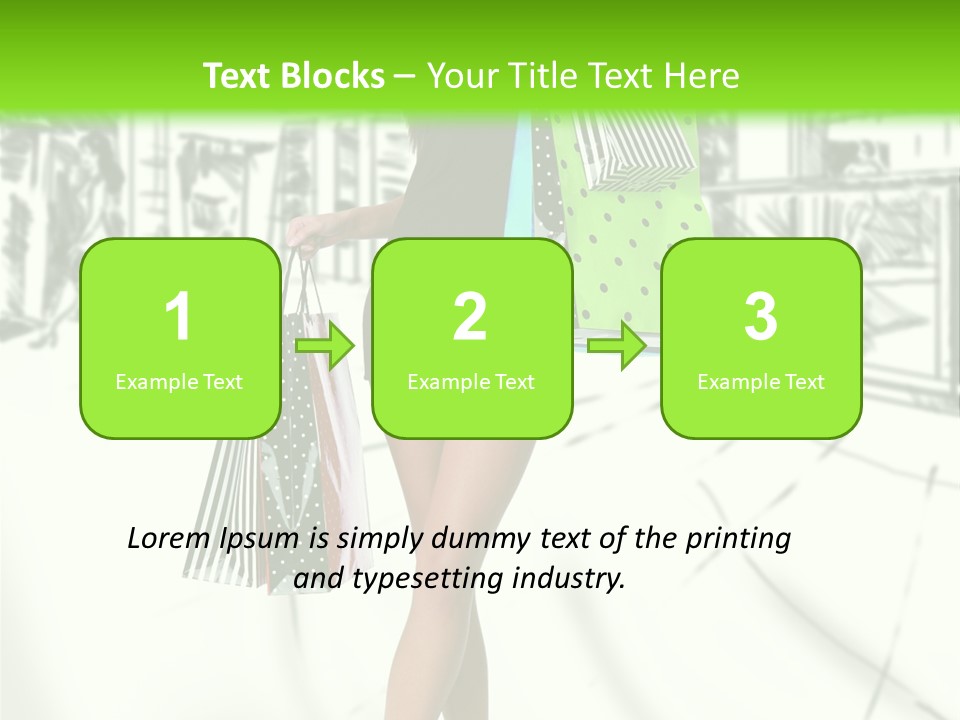 Girl Consumerism Buyer PowerPoint Template