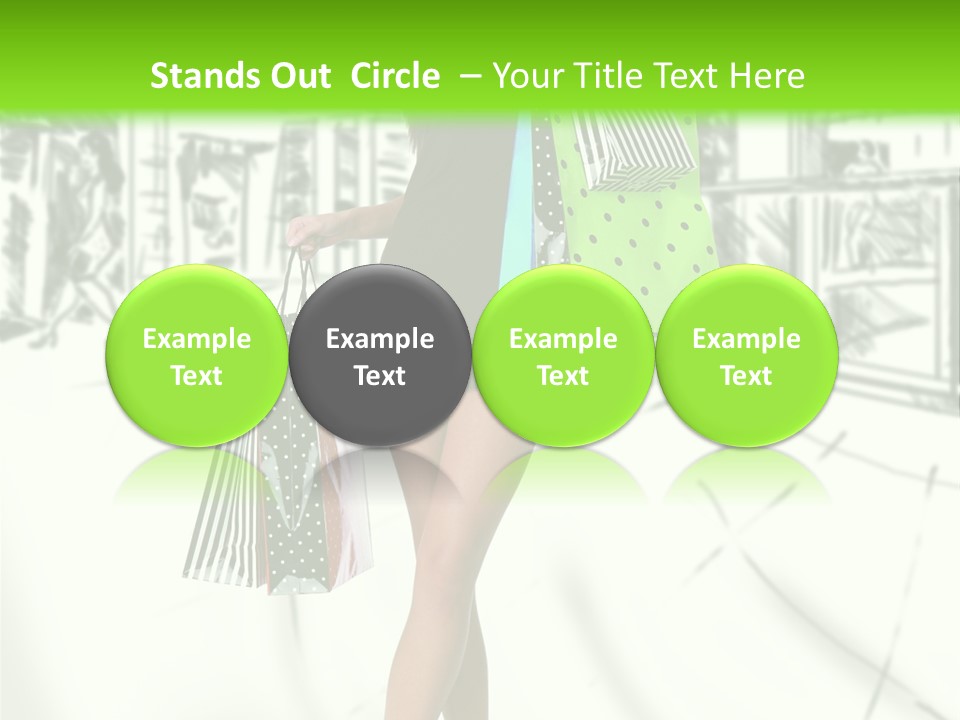 Girl Consumerism Buyer PowerPoint Template