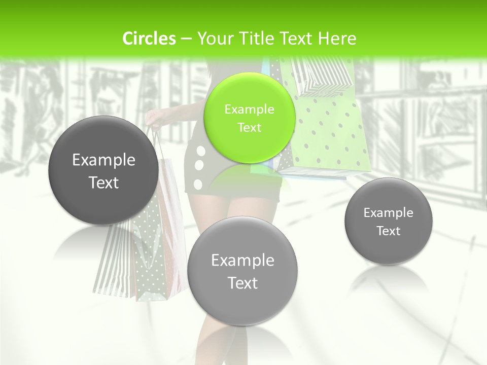 Girl Consumerism Buyer PowerPoint Template