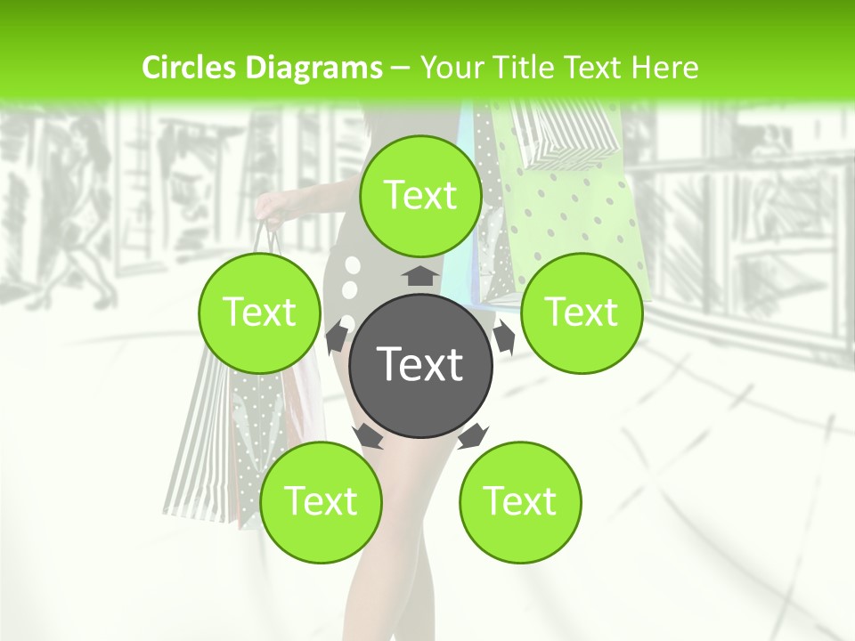 Girl Consumerism Buyer PowerPoint Template