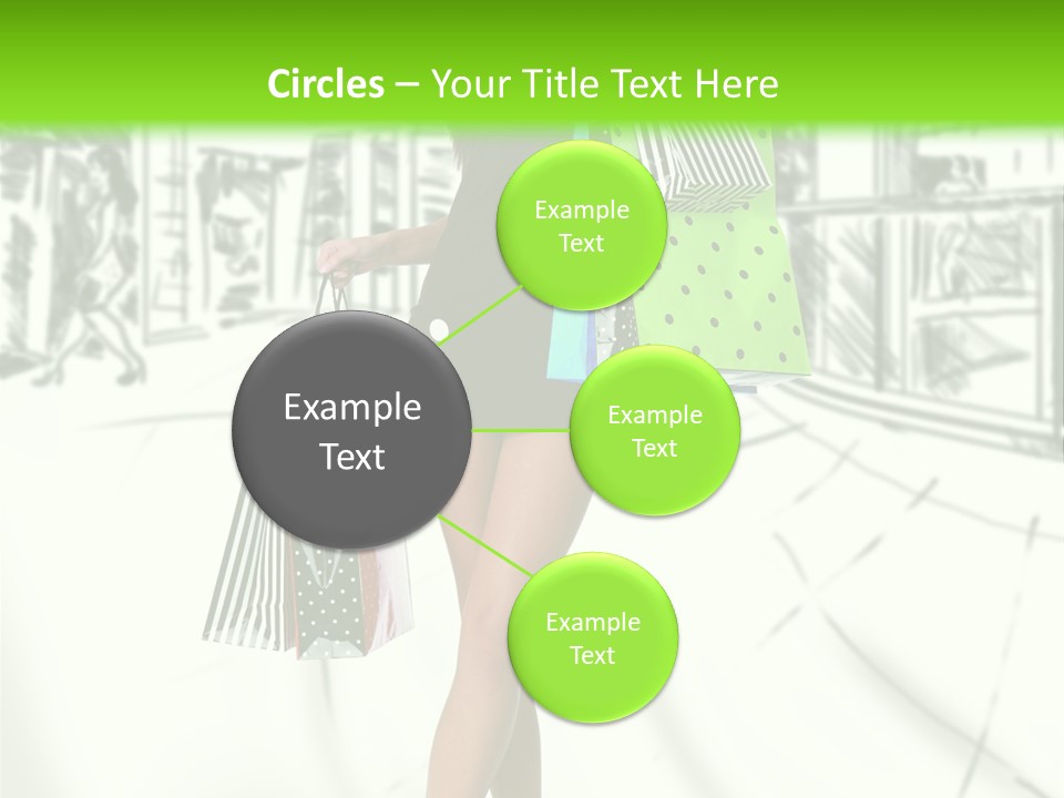 Girl Consumerism Buyer PowerPoint Template