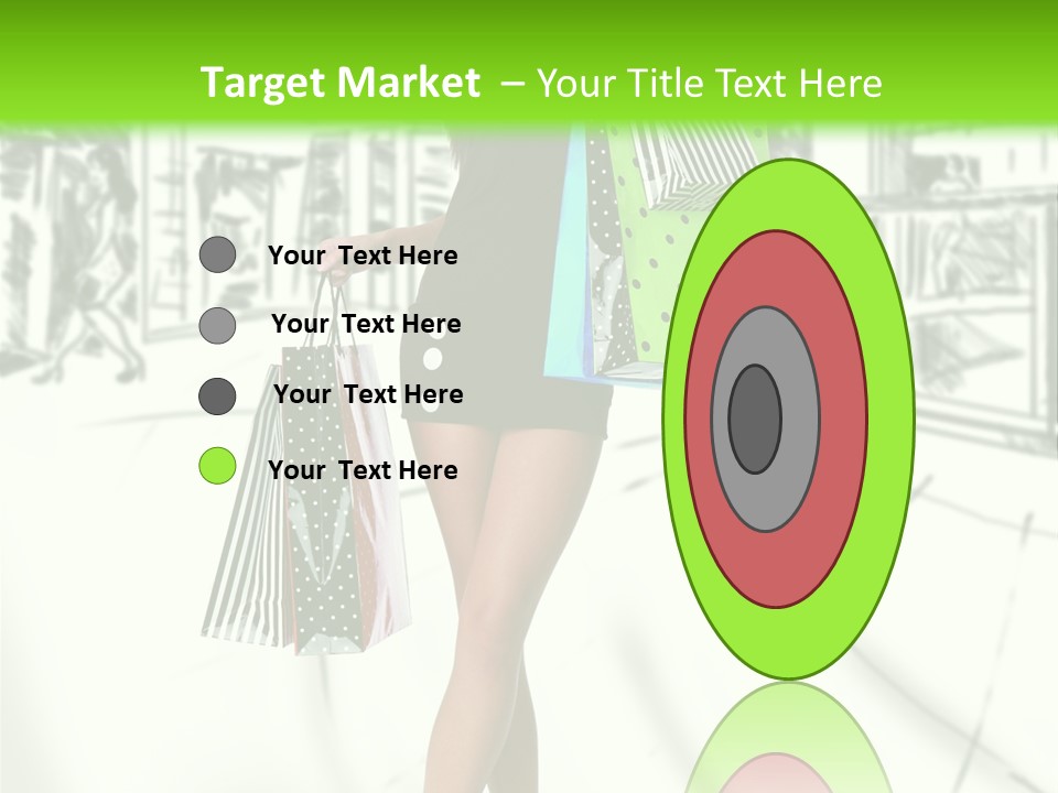 Girl Consumerism Buyer PowerPoint Template