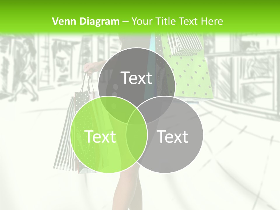 Girl Consumerism Buyer PowerPoint Template