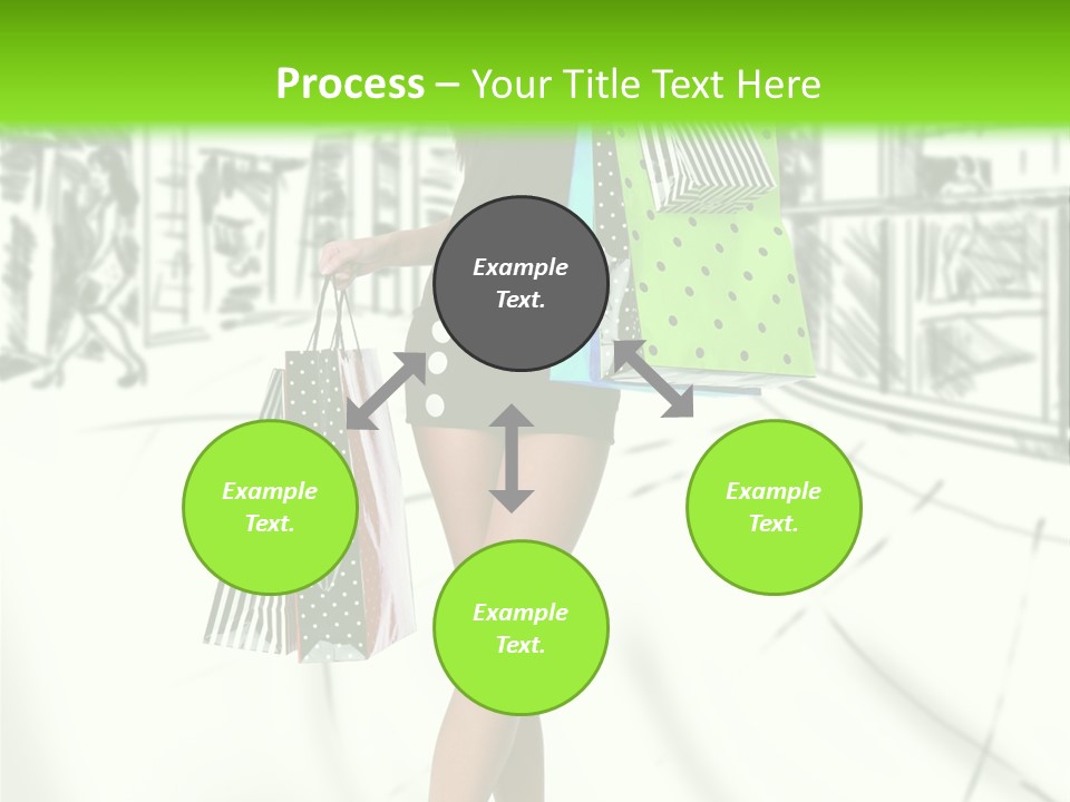 Girl Consumerism Buyer PowerPoint Template