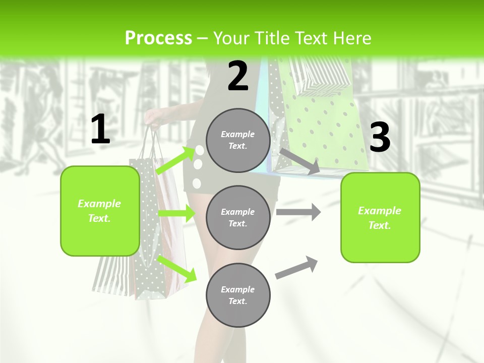 Girl Consumerism Buyer PowerPoint Template