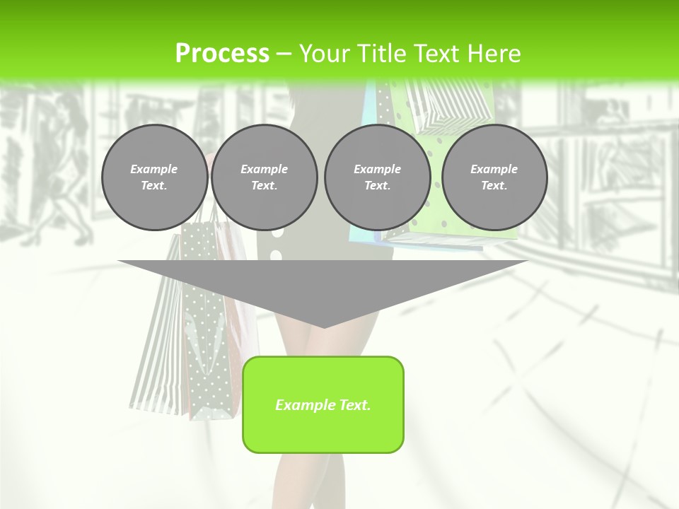 Girl Consumerism Buyer PowerPoint Template