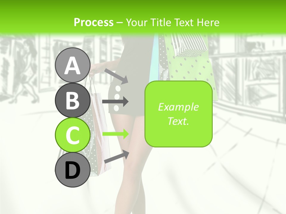 Girl Consumerism Buyer PowerPoint Template