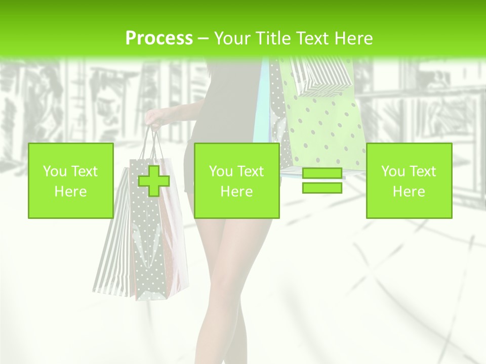 Girl Consumerism Buyer PowerPoint Template