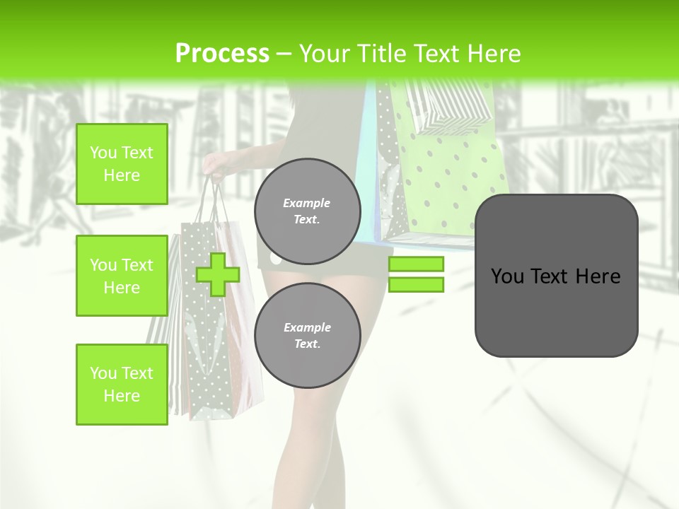Girl Consumerism Buyer PowerPoint Template