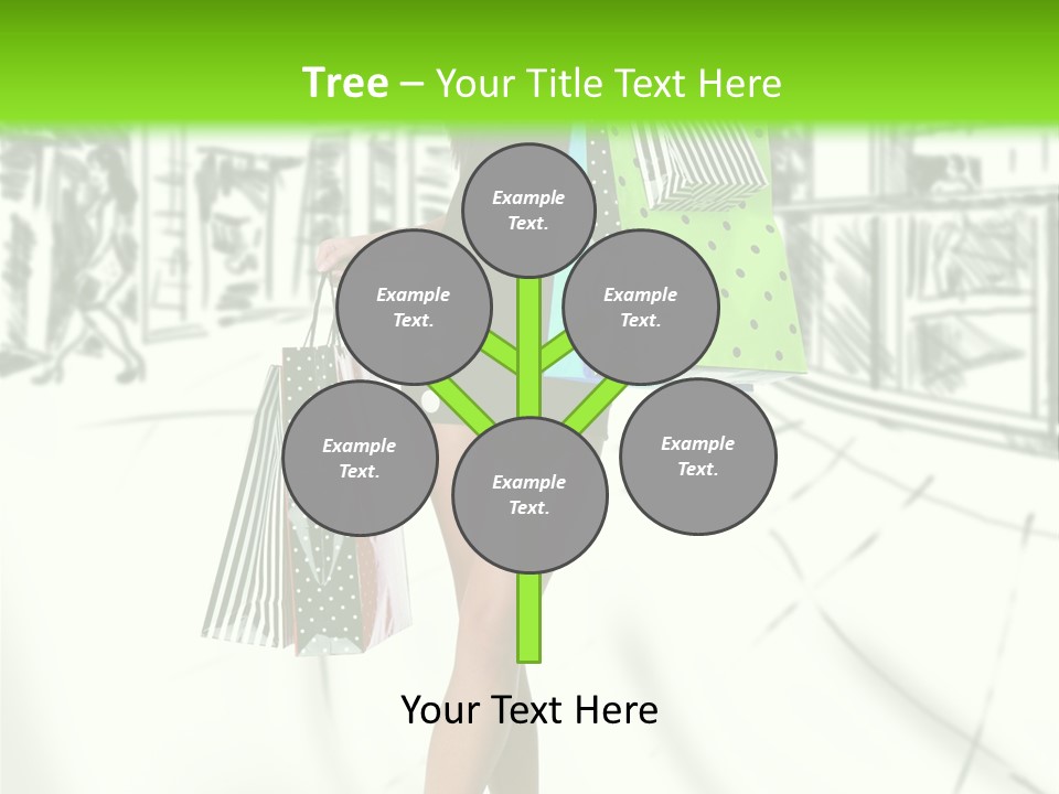 Girl Consumerism Buyer PowerPoint Template