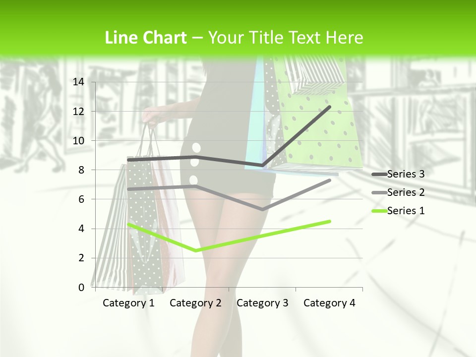 Girl Consumerism Buyer PowerPoint Template