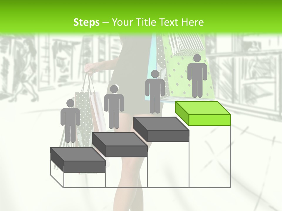 Girl Consumerism Buyer PowerPoint Template