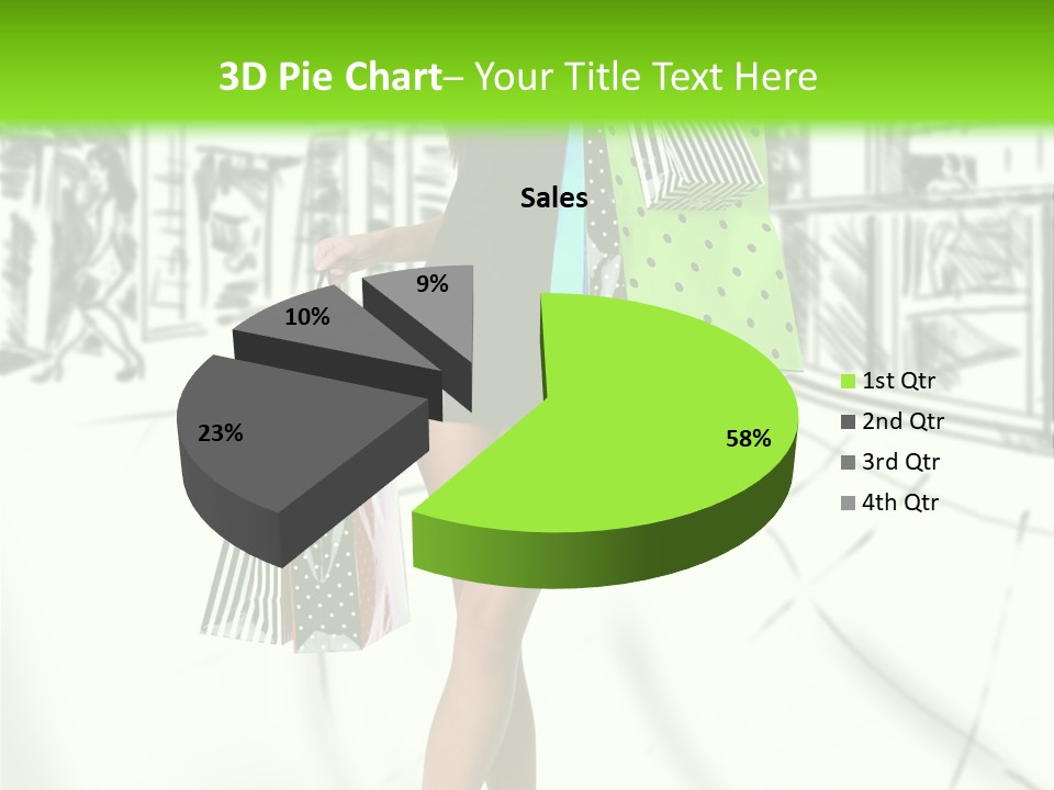 Girl Consumerism Buyer PowerPoint Template