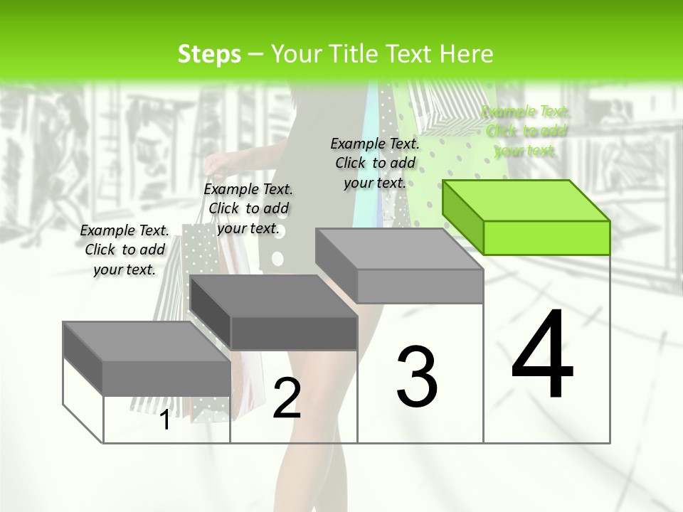 Girl Consumerism Buyer PowerPoint Template
