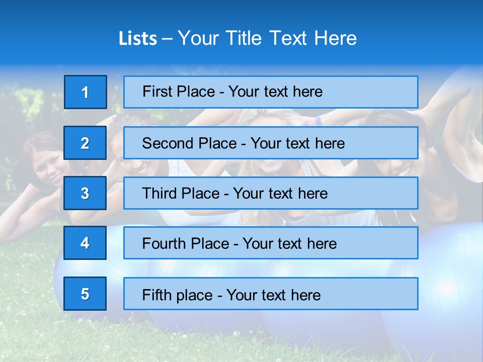 Sky Health Fun PowerPoint Template