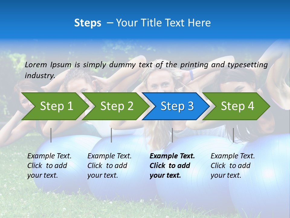 Sky Health Fun PowerPoint Template