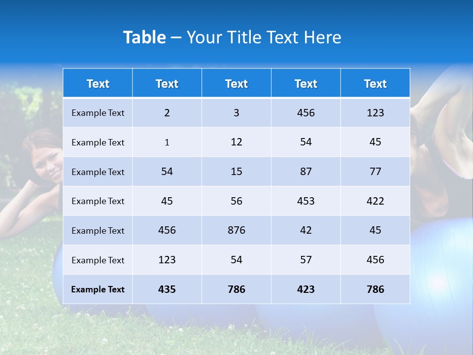 Sky Health Fun PowerPoint Template