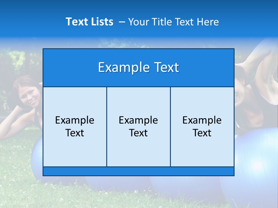 Sky Health Fun PowerPoint Template