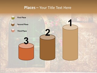 Door Medieval Exterior PowerPoint Template