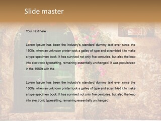 Door Medieval Exterior PowerPoint Template