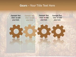 Door Medieval Exterior PowerPoint Template