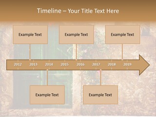 Door Medieval Exterior PowerPoint Template