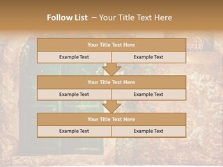 Door Medieval Exterior PowerPoint Template
