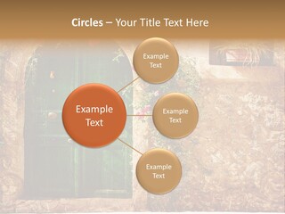 Door Medieval Exterior PowerPoint Template
