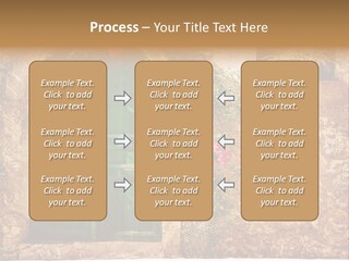 Door Medieval Exterior PowerPoint Template