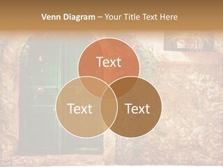 Door Medieval Exterior PowerPoint Template