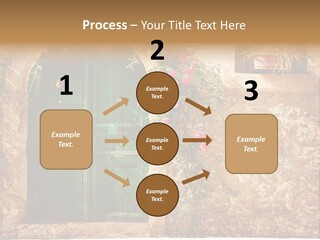 Door Medieval Exterior PowerPoint Template