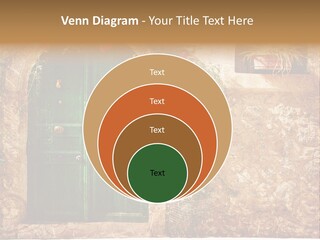 Door Medieval Exterior PowerPoint Template