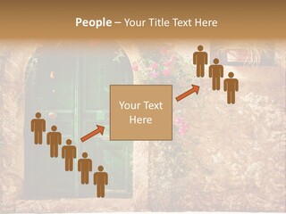 Door Medieval Exterior PowerPoint Template