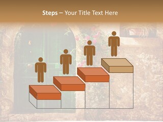 Door Medieval Exterior PowerPoint Template