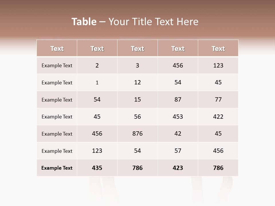 White Pigtailed Piglet PowerPoint Template