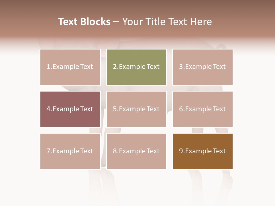 White Pigtailed Piglet PowerPoint Template